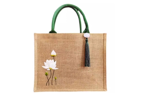 Burlap Coffee Bag Tote