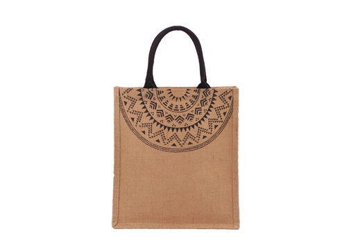 Burlap Market Tote