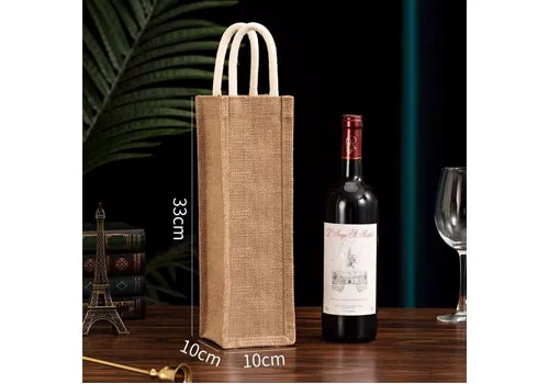 pvc window jute tote bag 12