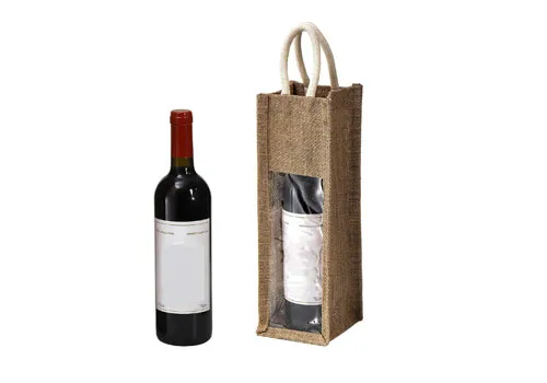 pvc window jute tote bag 15