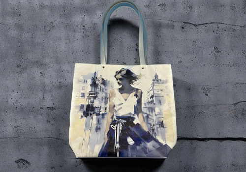 DB010003 Plant Fiber Shoulder Bag