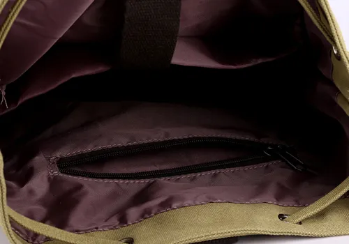 FBS400002 Canvas Shoulder Double Bag