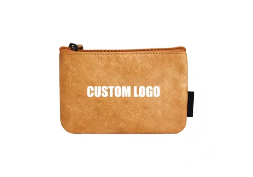 Custom Waterproof Washable Kraft Coin Pouch