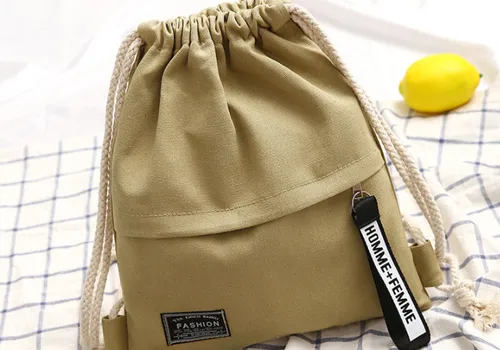 FBS400001 Canvas Double Shoulder Bag