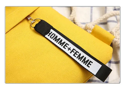 FBS400001 Canvas Double Shoulder Bag