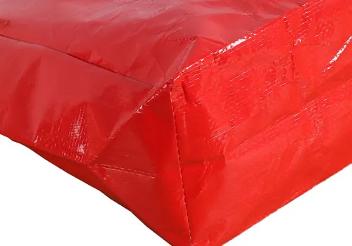 Eco Reusable Custom Waterproof Double Handle PP Woven Shopping Bag