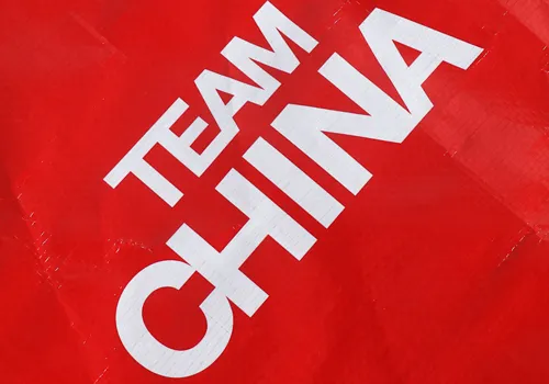 Eco Reusable Custom Waterproof Double Handle PP Woven Shopping Bag