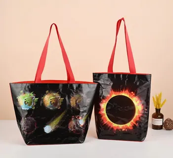 Custom Eco PP Woven Reusable Shopping Bag for Convenience Store