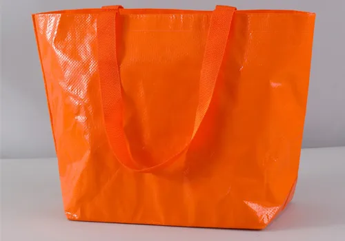 Custom Logo Laminated PP Woven Eco Waterproof Recyclable Shopping Tote