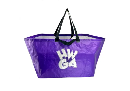 Custom Logo PP Woven Eco Large Capacity Portable Shopping Tote
