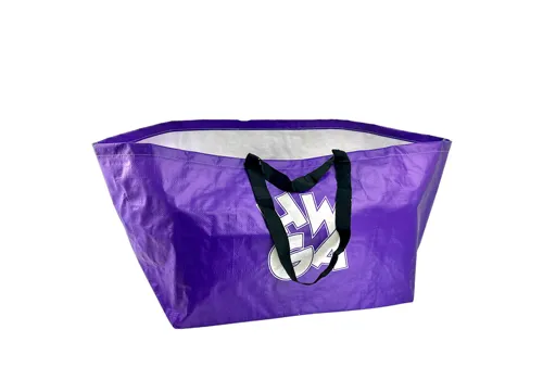 Custom Logo PP Woven Eco Large Capacity Portable Shopping Tote