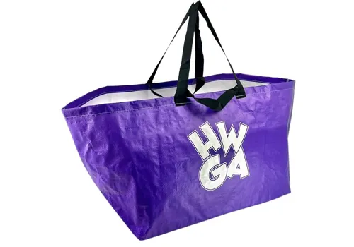 Custom Logo PP Woven Eco Large Capacity Portable Shopping Tote