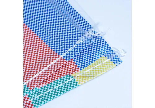 Laminated PP Woven Small Shopping Sack with Sturdy D-cut Handle