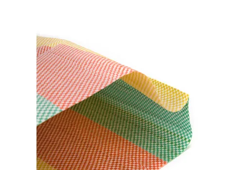 Laminated PP Woven Small Shopping Sack with Sturdy D-cut Handle