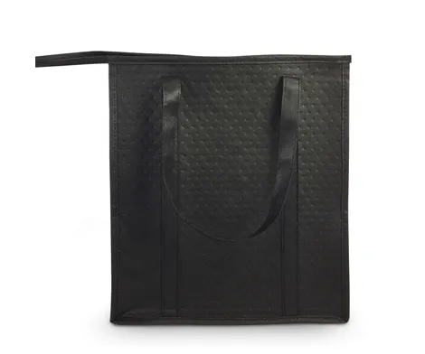 Eco Foldable Zipper Non-woven Thermal Bag