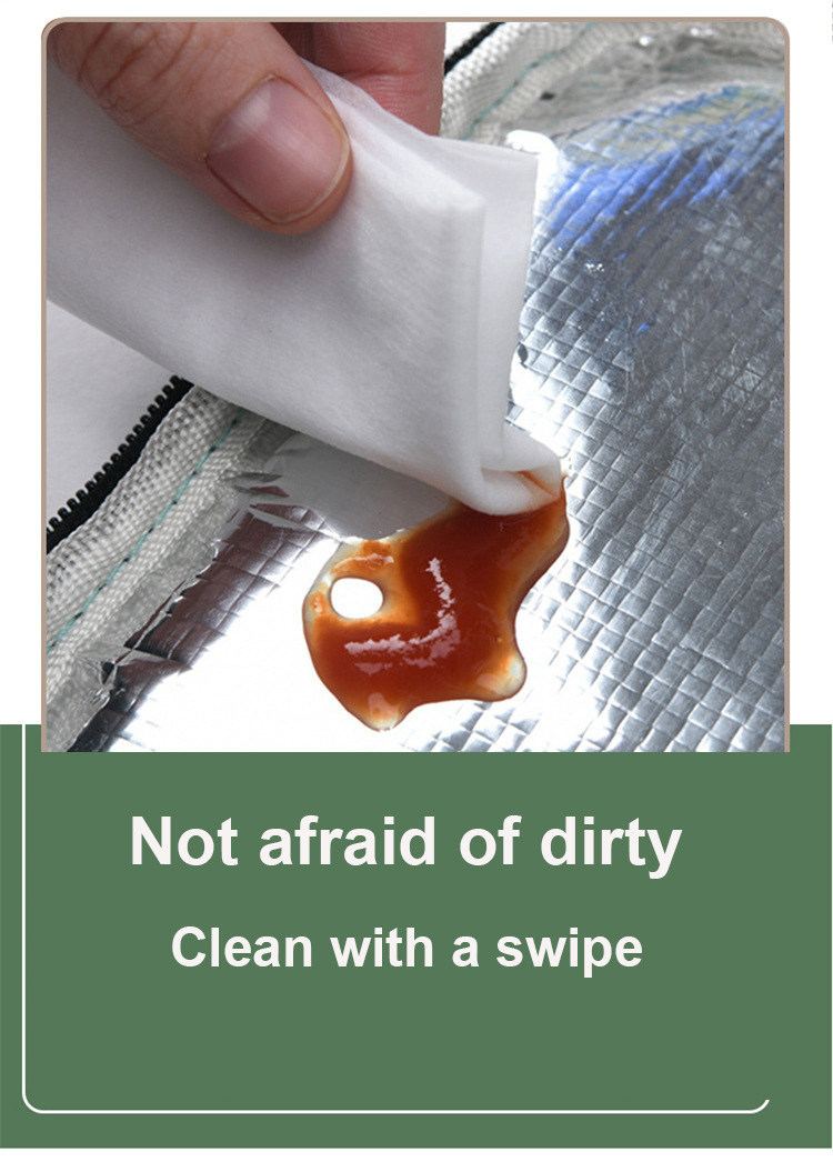 Front Pocket Unisex Shoulder Lunch Bag