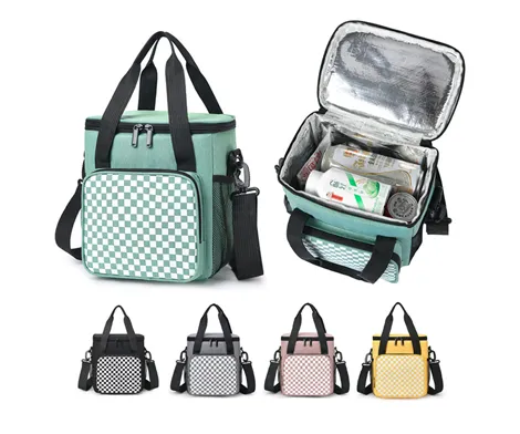 Front Pocket Unisex Shoulder Lunch Bag