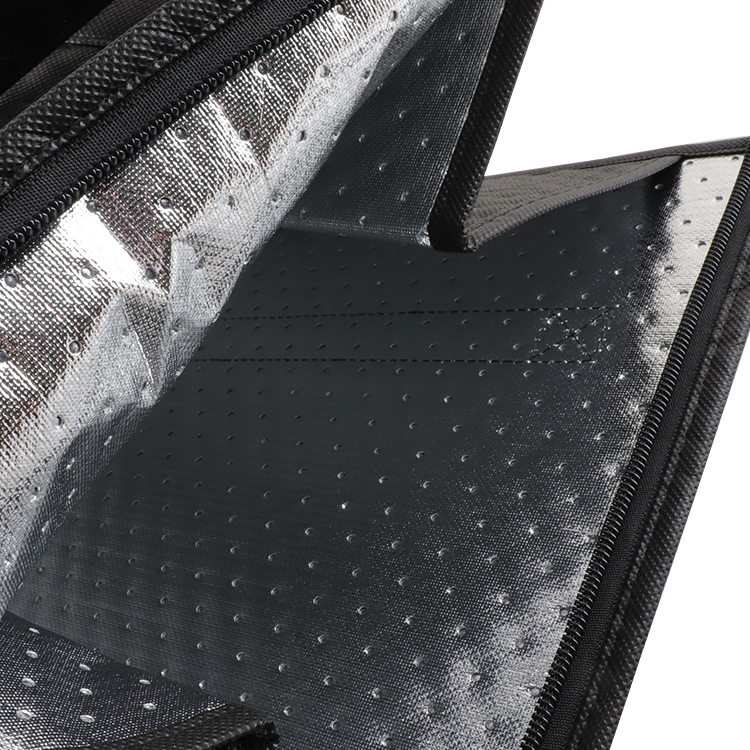 Eco Foldable Zipper Non-woven Thermal Bag