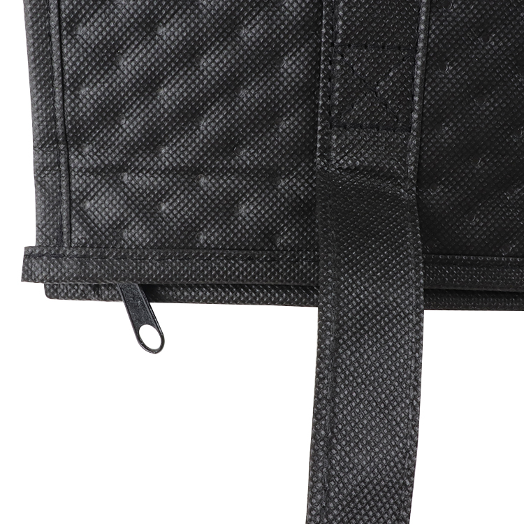 Eco Foldable Zipper Non-woven Thermal Bag