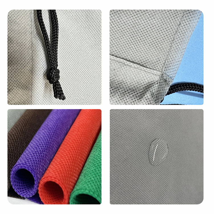 Eco Reusable Custom Non-woven Drawstring Dust Storage Bag