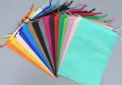 eco reusable custom non woven drawstring dust storage bag factory
