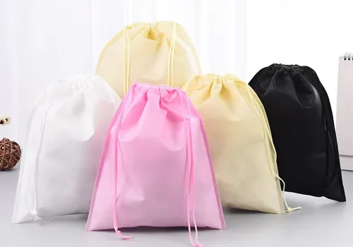 eco reusable custom non woven drawstring dust storage bag manufacturers