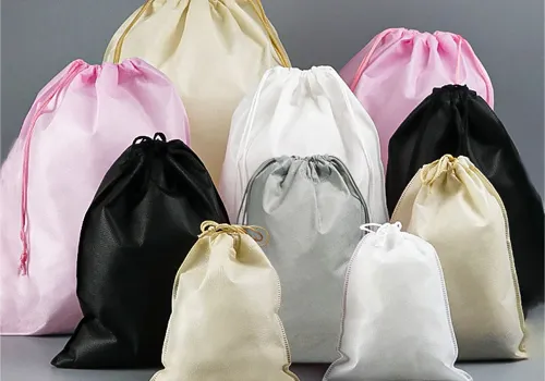 eco reusable custom non woven drawstring dust storage bag suppliers