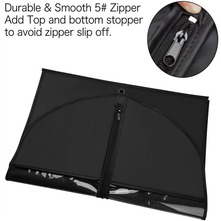 Portable Non-woven Suit Cover Foldable Dust-proof Clothing Storage Bag