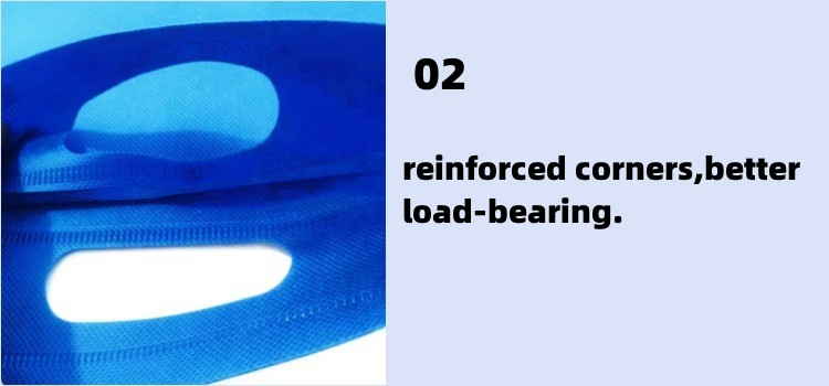 PP Non Woven D Cut Tote Custom Logo Recyclable Shopping Carry Bag Supplier