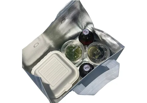 reusable food insulated bag custom logo non woven lunch cooler bag wholesale manufacturers