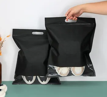 Shoes Clothes Storage Bag Custom Logo Non-woven Zipper Dust-proof Pouch