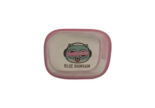 Custom Cartoon Logo Print Clear PVC Mini Zipper Storage Cosmetic Bag