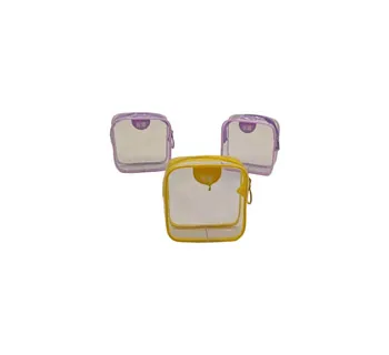 Stylish Clear PVC Cosmetic Bag for Makeup and Skincare on-The-Go