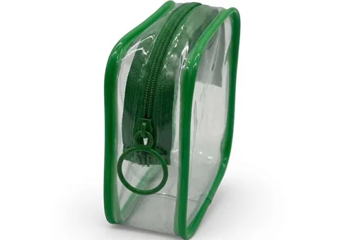 Stylish Clear PVC Cosmetic Bag for Makeup and Skincare on-The-Go